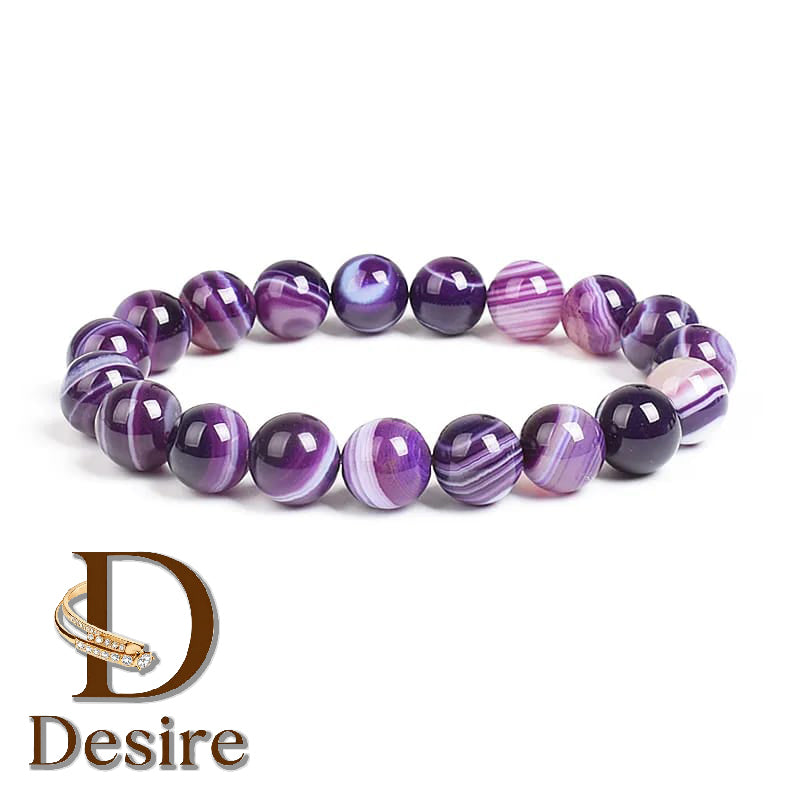 Natural Stone Beaded Bracelet Collection