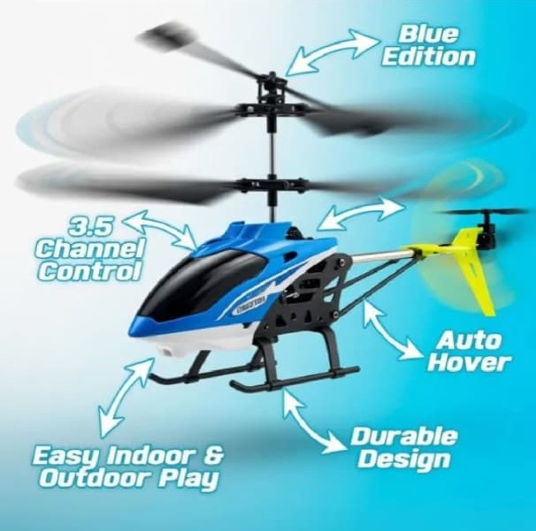 Hand Sensor Helicopter – Automatic Flying Toy with Induction Launcher