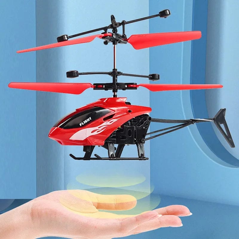 Hand Sensor Helicopter – Automatic Flying Toy with Induction Launcher